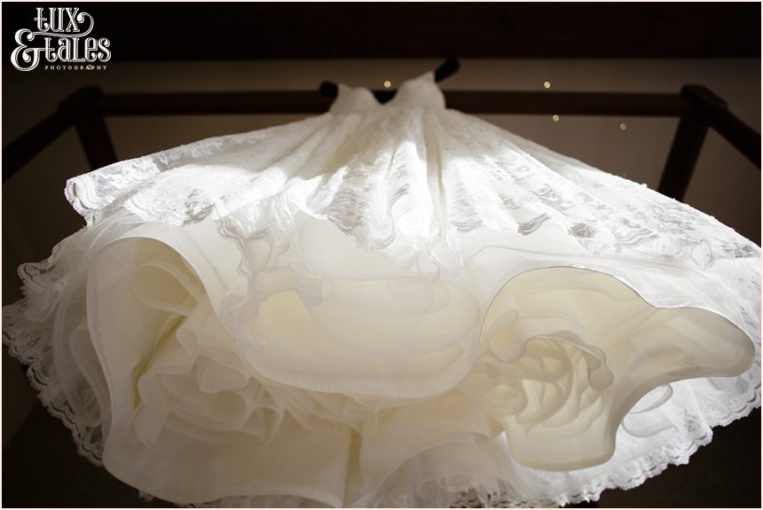 beautiful wedding dress from bottom up at hogarths hotel wedding