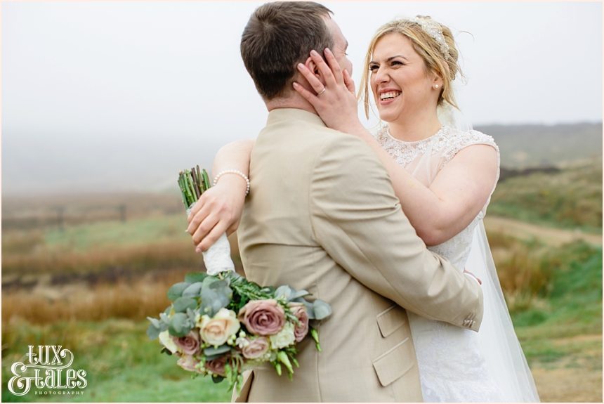 Wedding photographyon the yorkshire moors