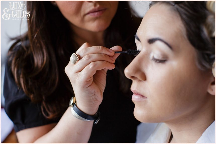 Makeup for bride hoipe street hotel wedding photography