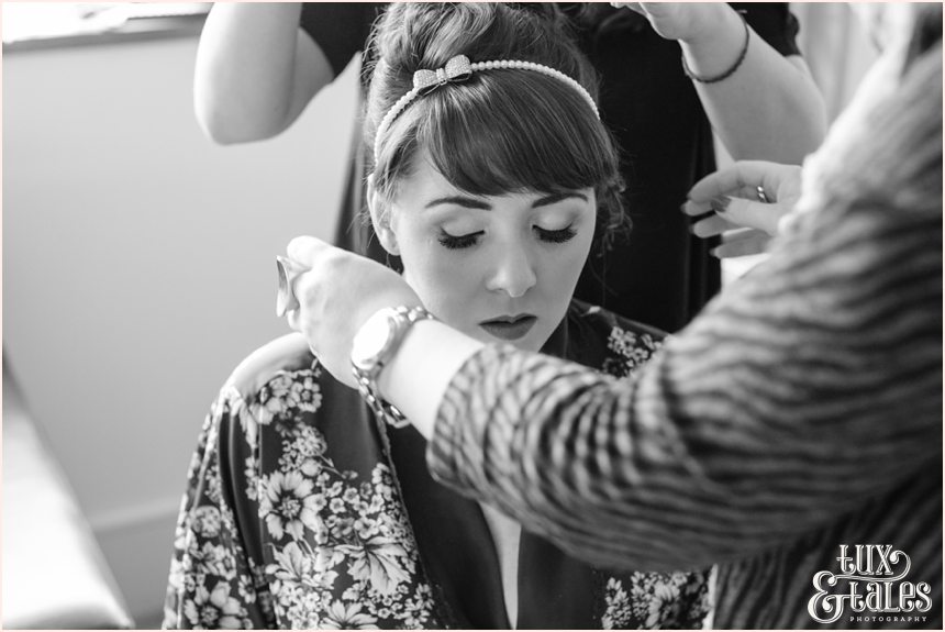 Wedding photography hope street hotel bridal preparation