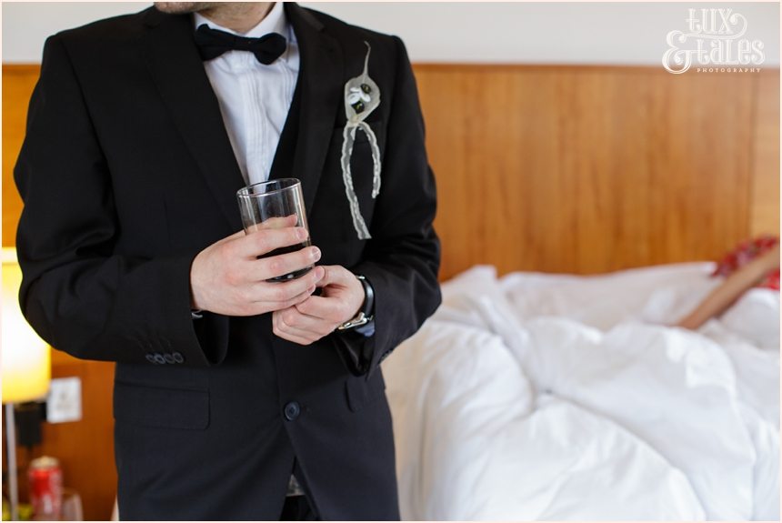 Bridal preparation photography