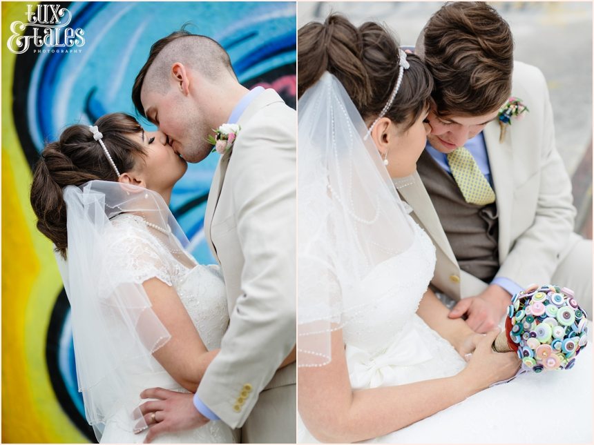 Bride & Grooma t Camp & Furnace wedding photography