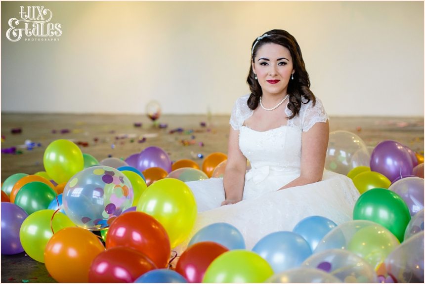 Wedding photographya t Camp & furnace with Disney up theme