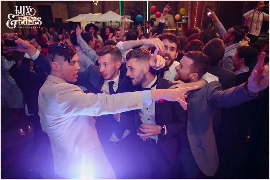 Wedding party at Camp & Furnace