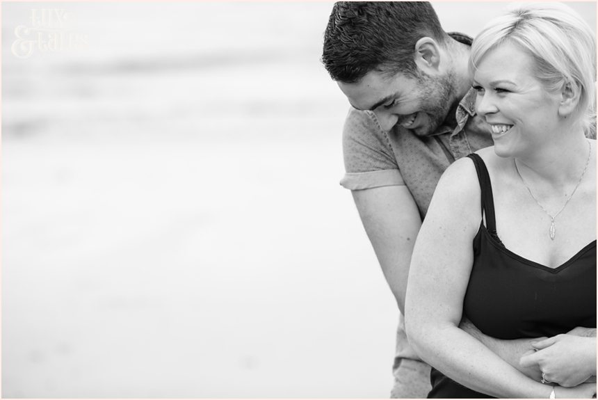 Filey beach engagement shoot