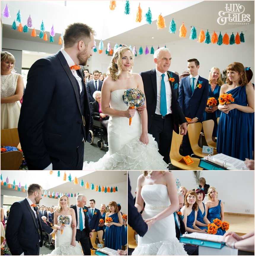 Wedding photography at Yorkshire Sculpture Park bride and groom