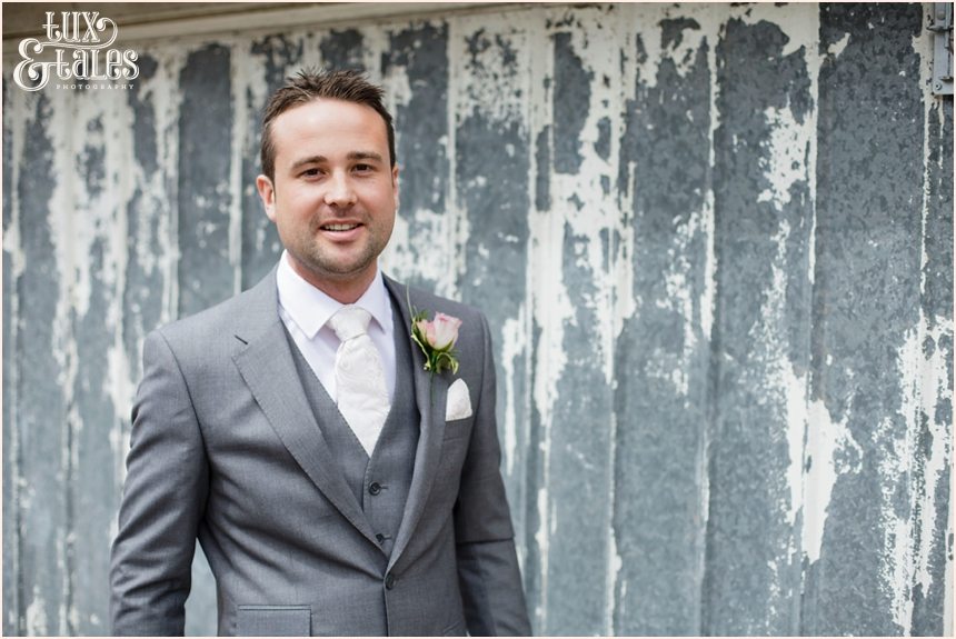 Groom portrait at york wedding