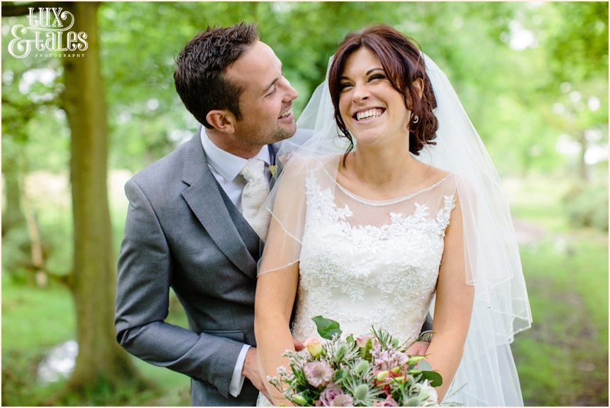 Bride & groom at york wedding