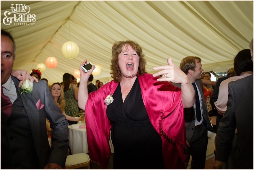 York wedding party with dancing