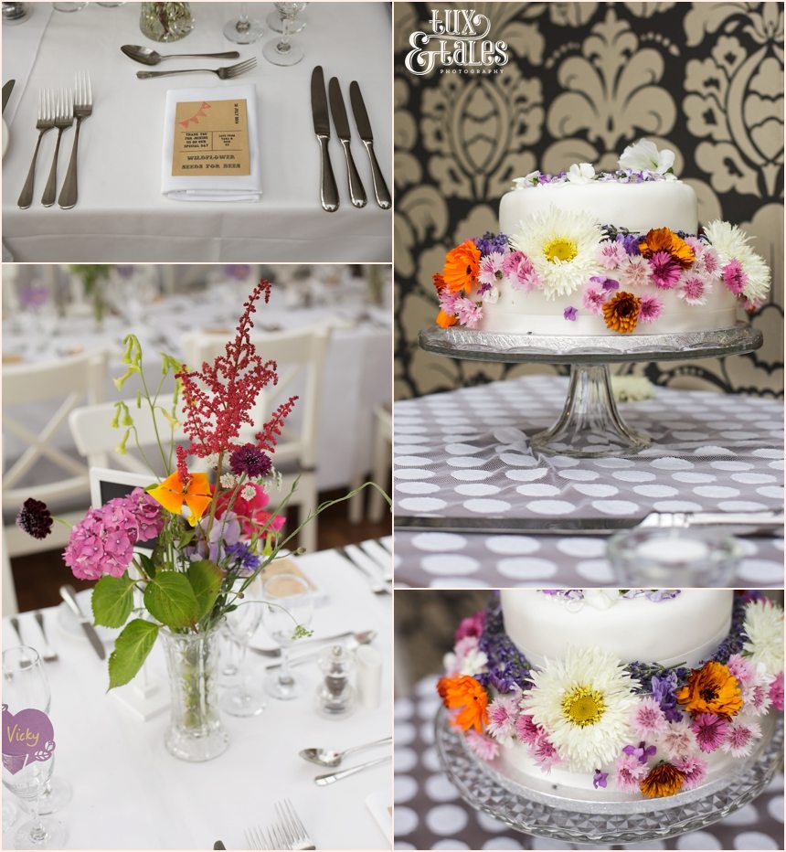 Broadoaks Wedding Photographer Windermere || Tux & Tales Photography || wedding details country flowers