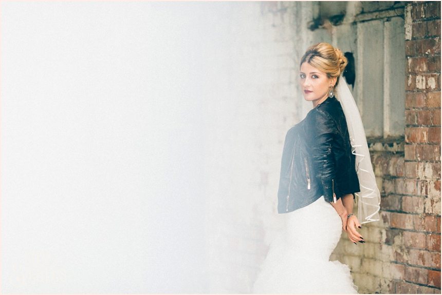 York trash the dress photography in an abandoned barn