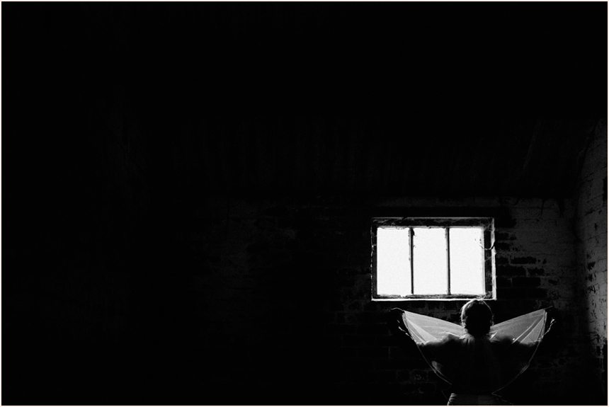 York trash the dress photography in an abandoned barn