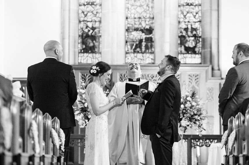 Fun wedding photographyat Rise Hall