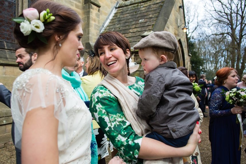 Fun wedding photographyat Rise Hall