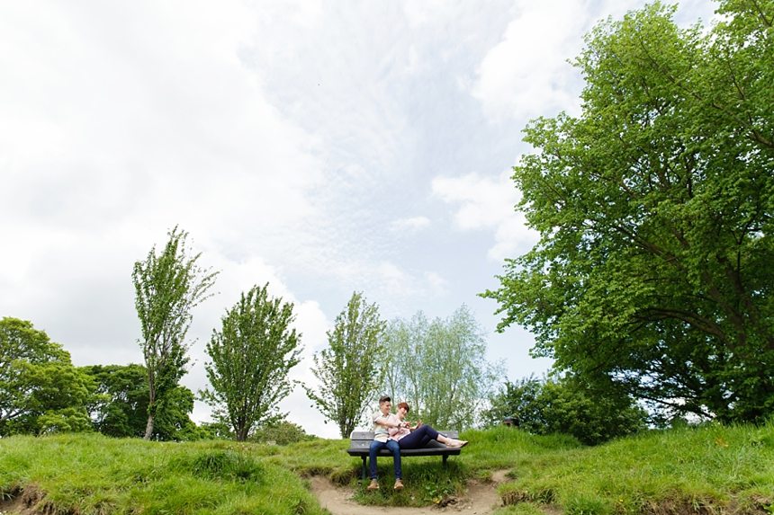Engagement shoot in Ilkley