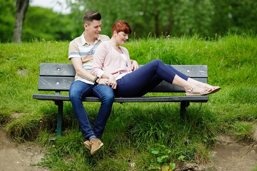 Engagement photography in Ilkley