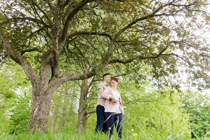 Engagement photography in Ilkley