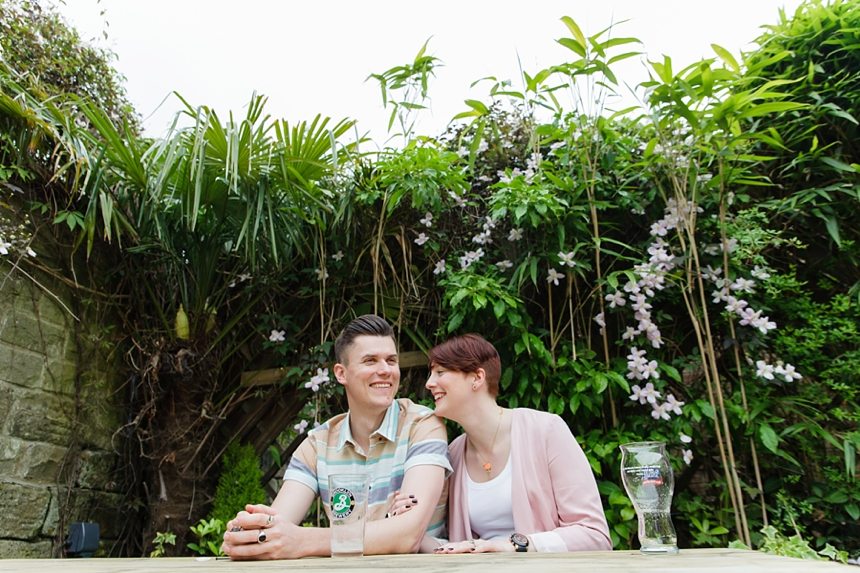 Engagement Photography in Ilkley at The Yard Pub