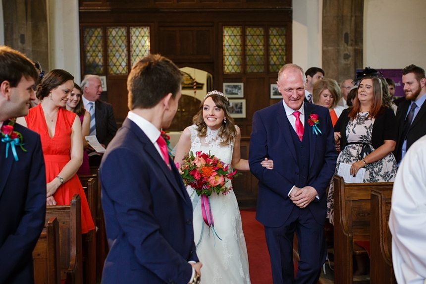 Wedding photography at St. Denys Church