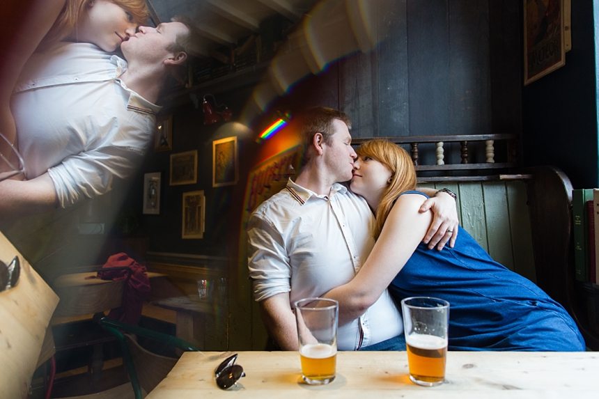 Engagement Photography in Oxford using Prism  Rusty Bicycle