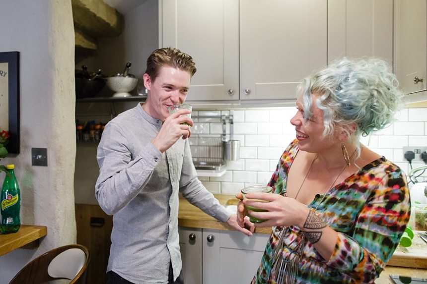 Engagement shoot in Bingley Leeds