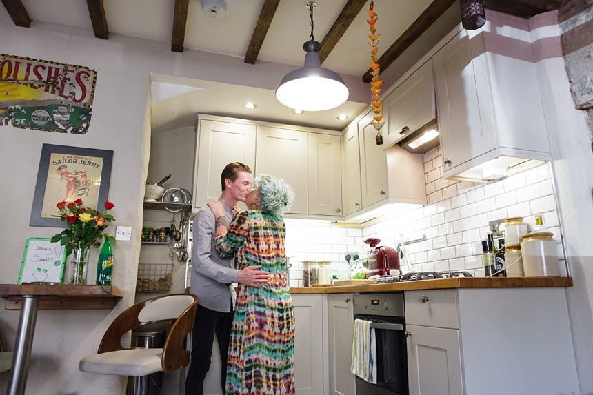 Engagement shoot in Bingley Leeds