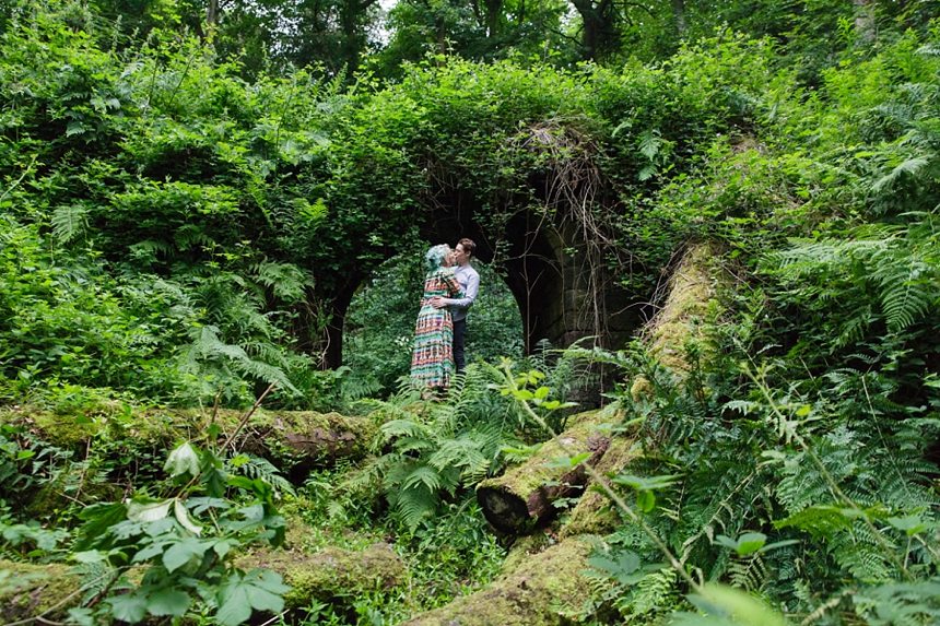 Engagement shoot in Bingley Leeds