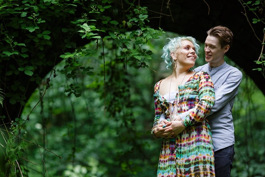 Engagement shoot in Bingley Leeds
