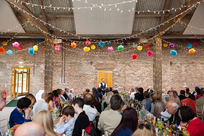 Barmbyfield Barn Wedding Photography fun & natural documentary speeches