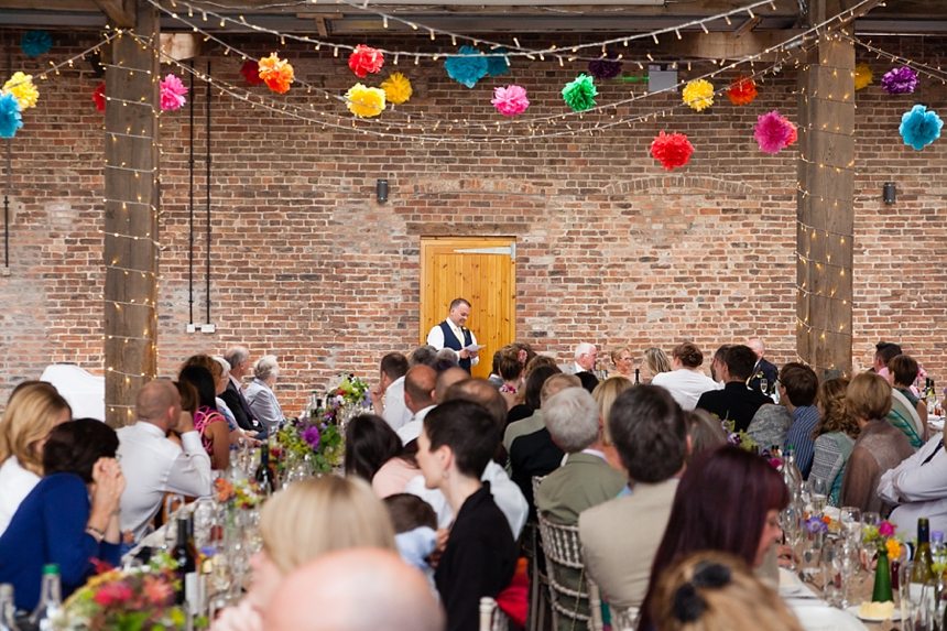 Barmbyfield Barn Wedding Photography fun & natural documentary speeches