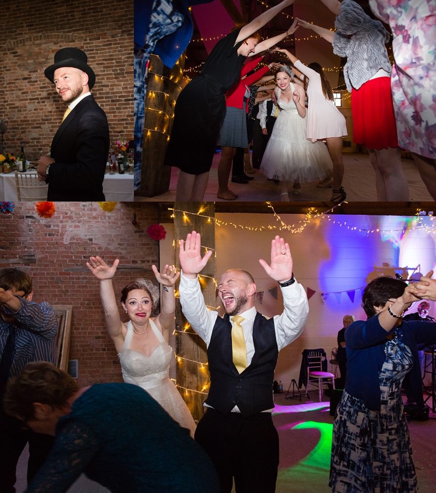 Barmbyfiled Barn wedding photography party dance
