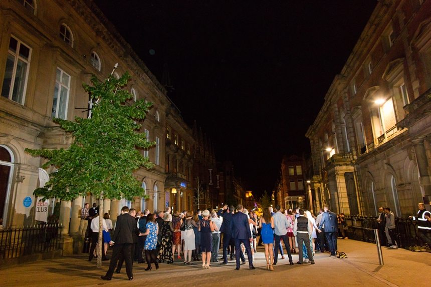 Leeds Club Wedding Photography New York Brass Band Dance in Streets
