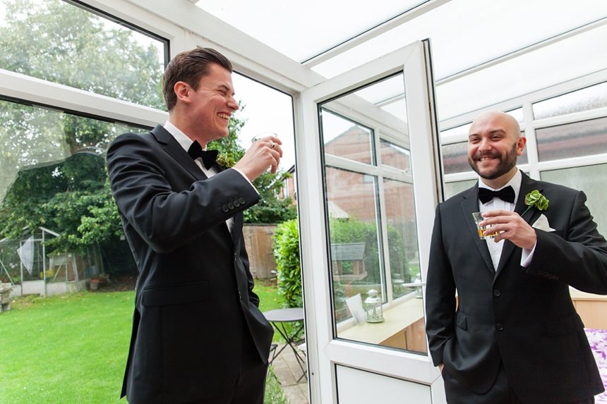Leeds Club Wedding Photography Groom Preparation