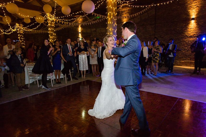 First Dance Barmbyfield Barn Wedding Photography