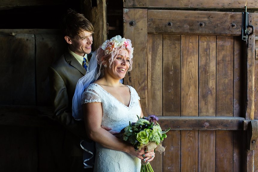 Wedding Photography York quirky bride east riddlesden hall couples portraits