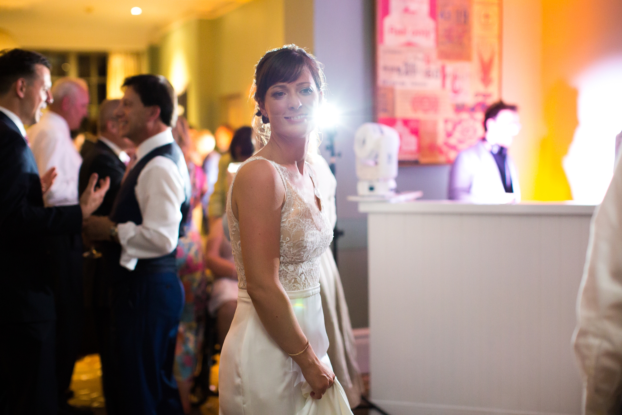 York & Albany Wedding Photography bride on dancefloor