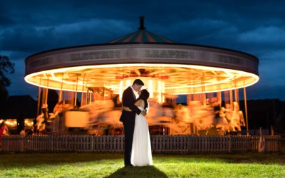Pastel Vintage Carnival Wedding Photos at Preston Court