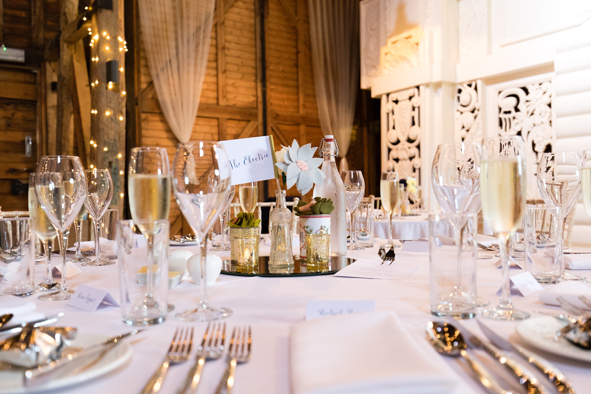 Preston Court Wedding Photography table detail