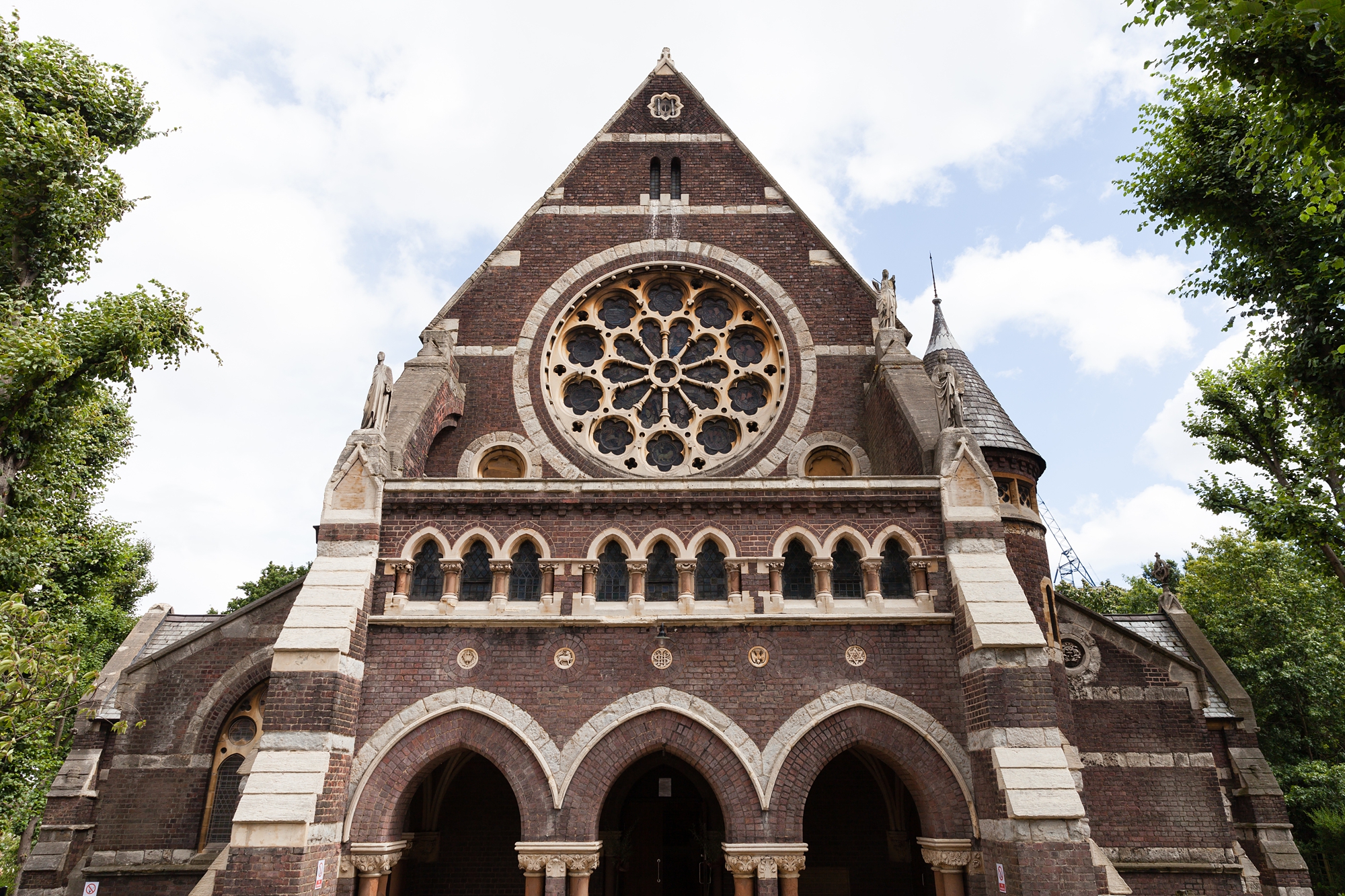 St Stephens Hampstead Heath Wedding Venue exterior of building