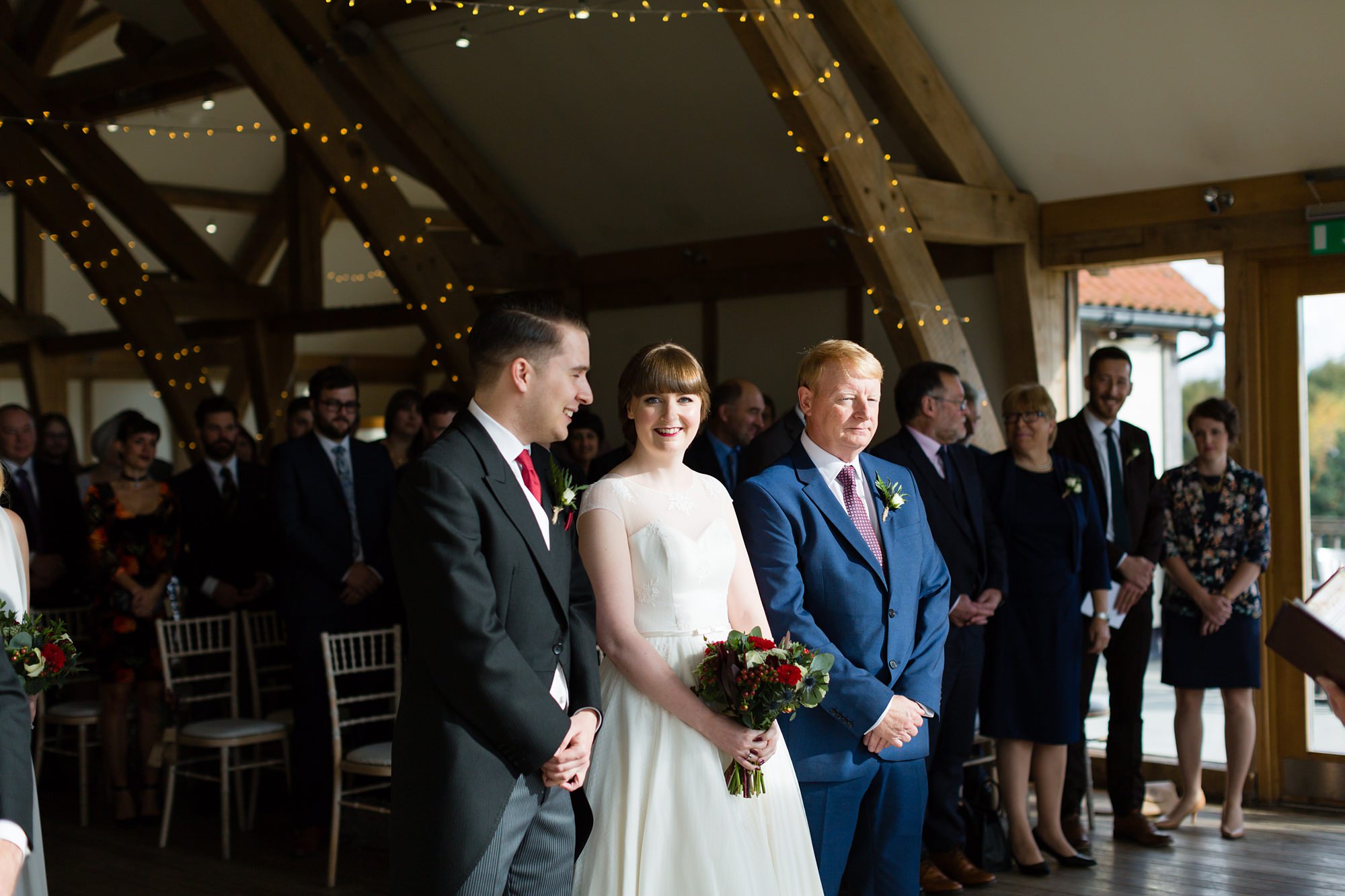 Sandburn Hall Wedding Photography ceremony 